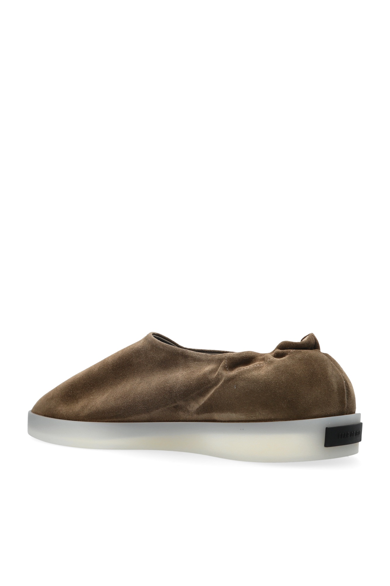 Fear Of God Leather Sneakers In Green