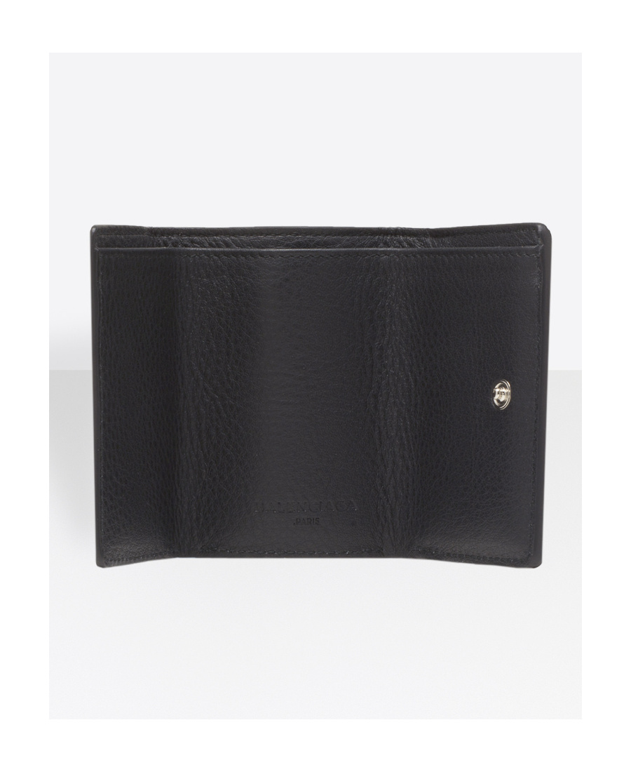 Balenciaga Papier Mini Wallet In Black