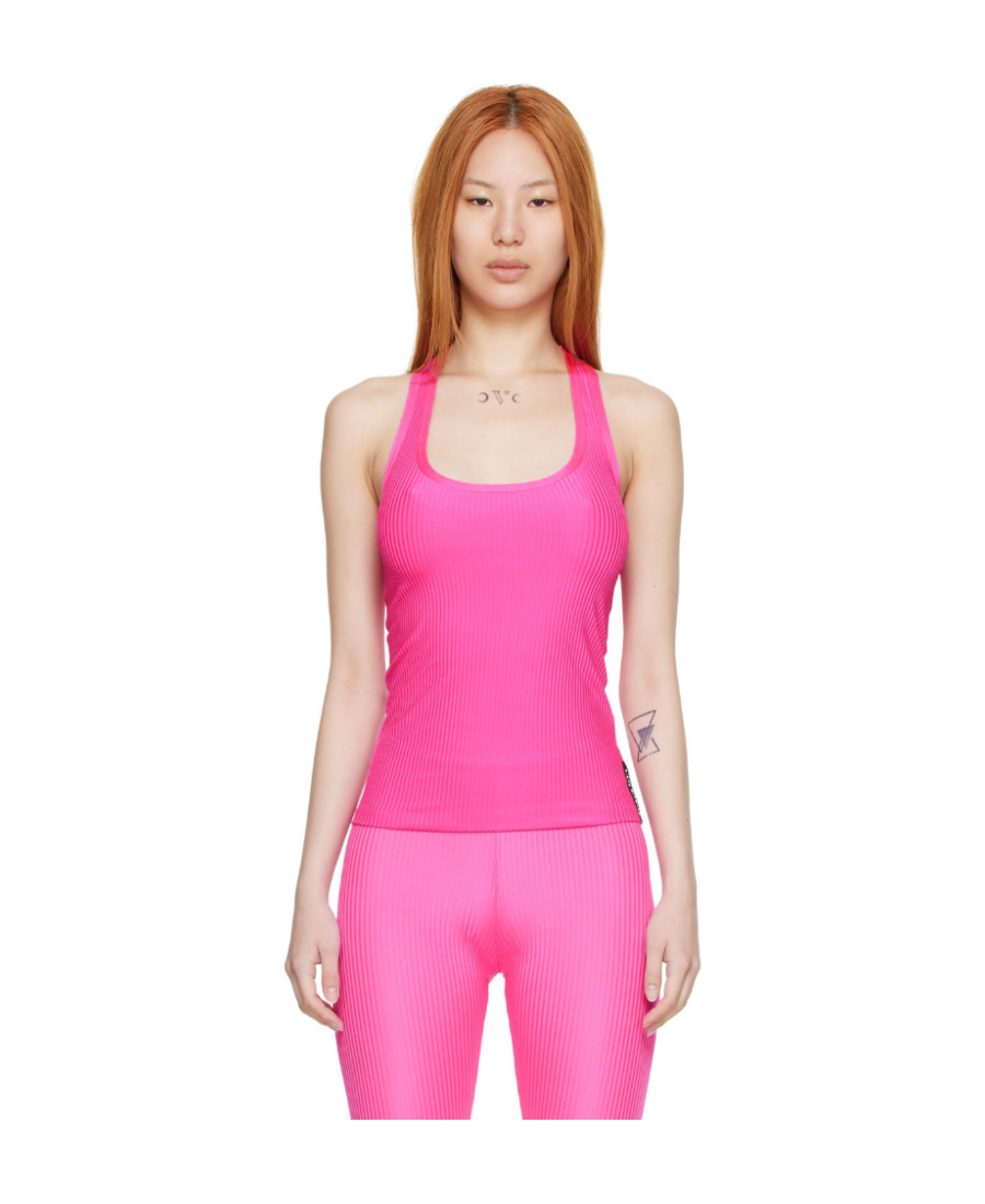 Balmain Nylon Vest In Pink