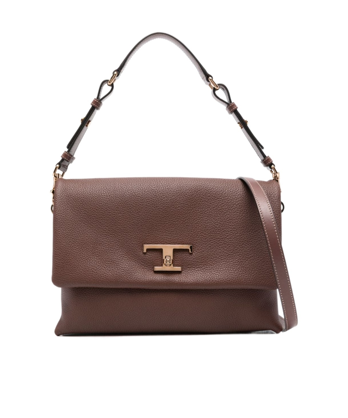 Tod's Mini T Timeless Tote Bag In Brown