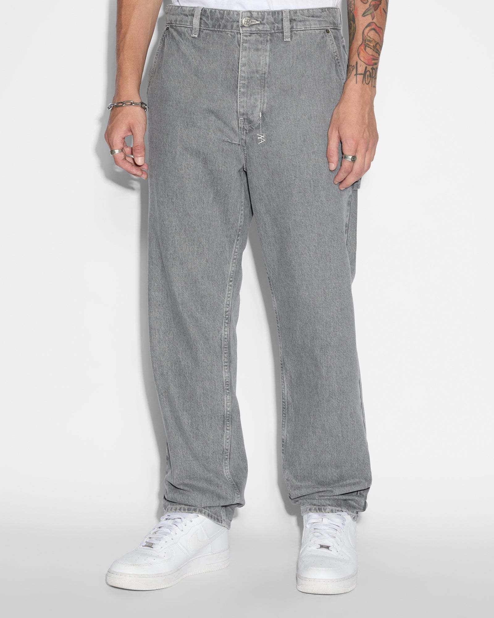 Ksubi Belt-loop Jeans In Gray
