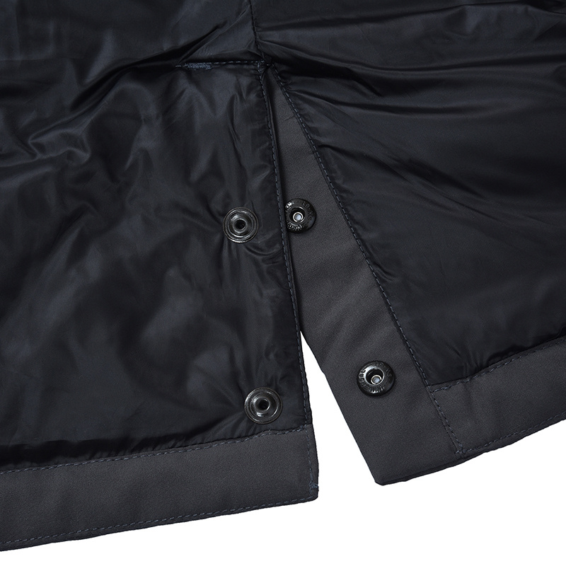 Canada Goose Hooded Down Jacket In Black