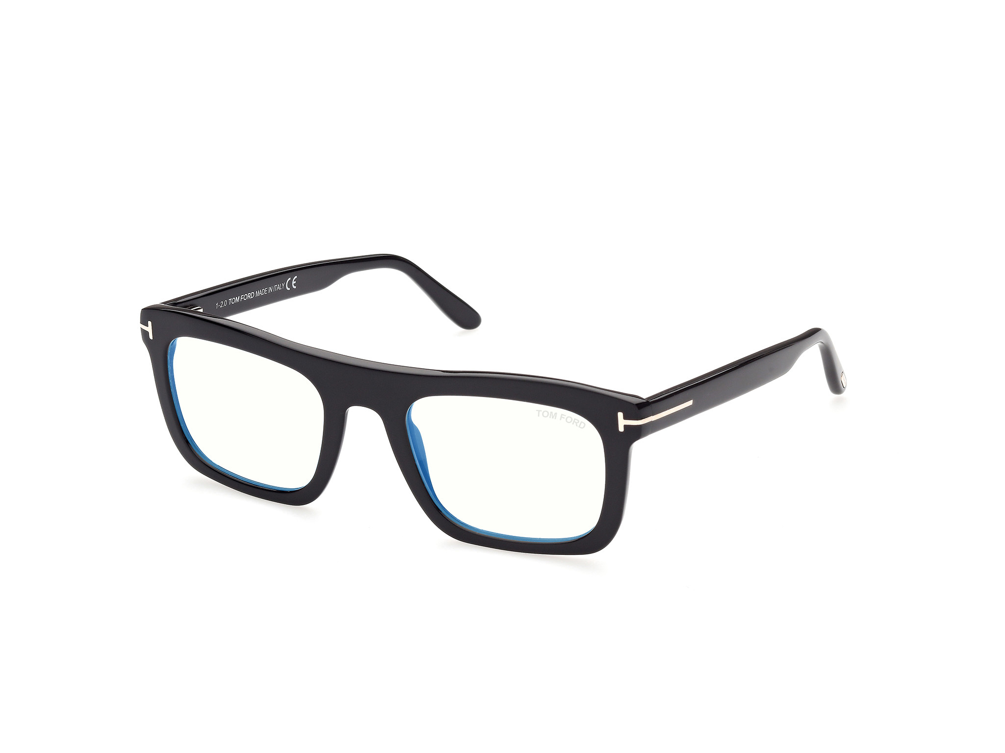 Tom Ford Clip-on Sunglasses In Black