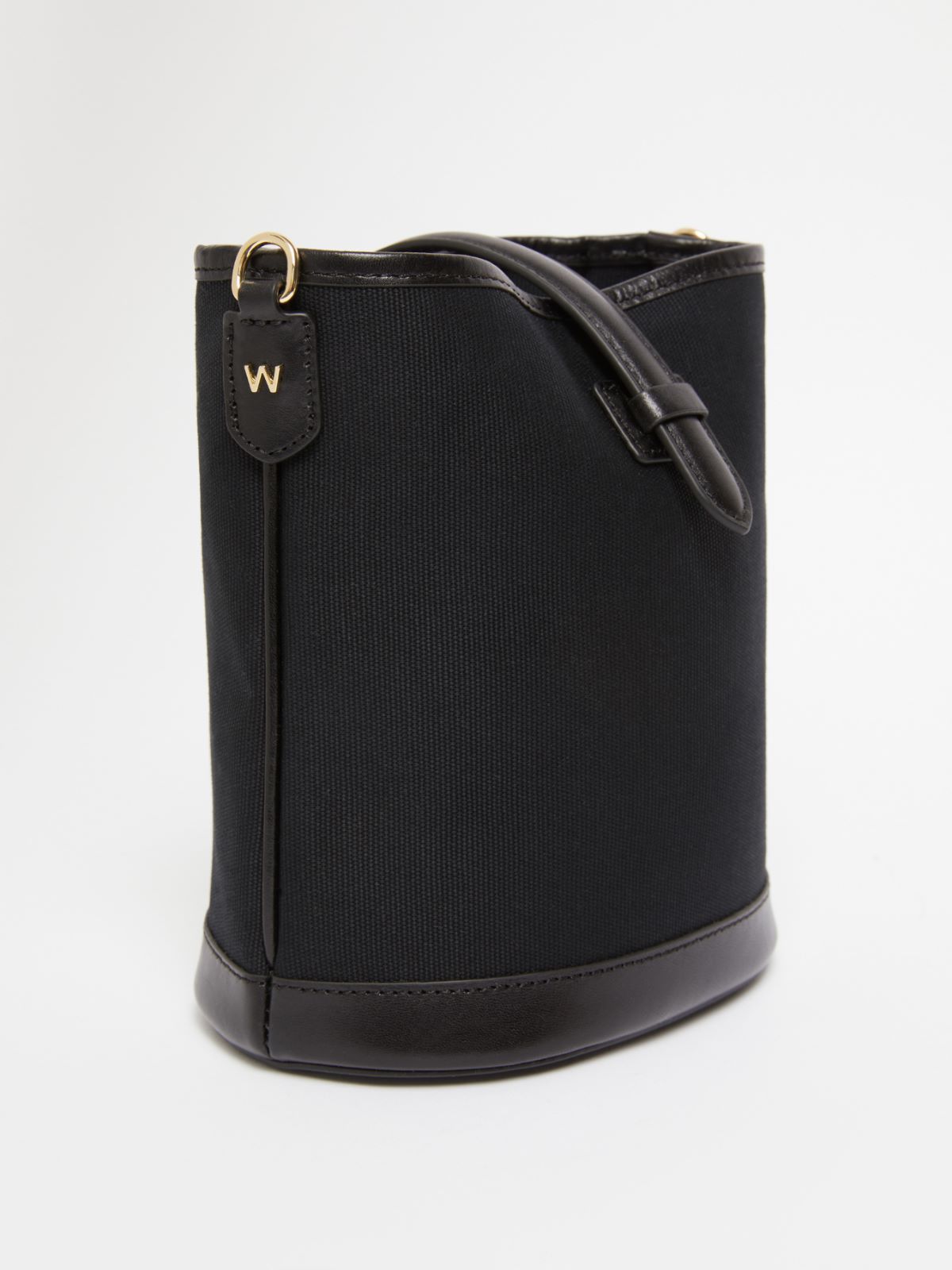 Shop Weekend Max Mara Small Canvas Bucket Bag