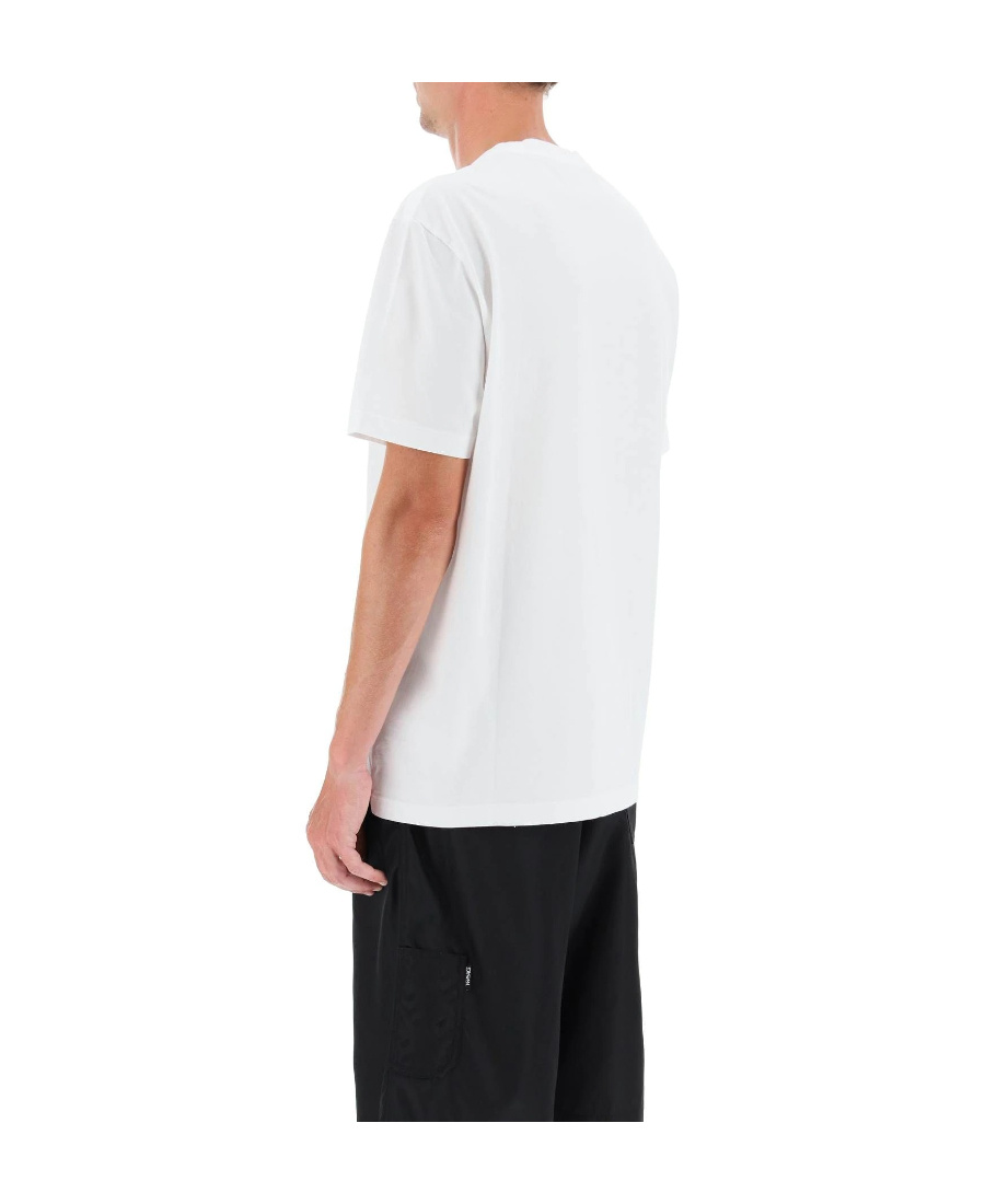 Versace Medusa Head-print T-shirt In Gray