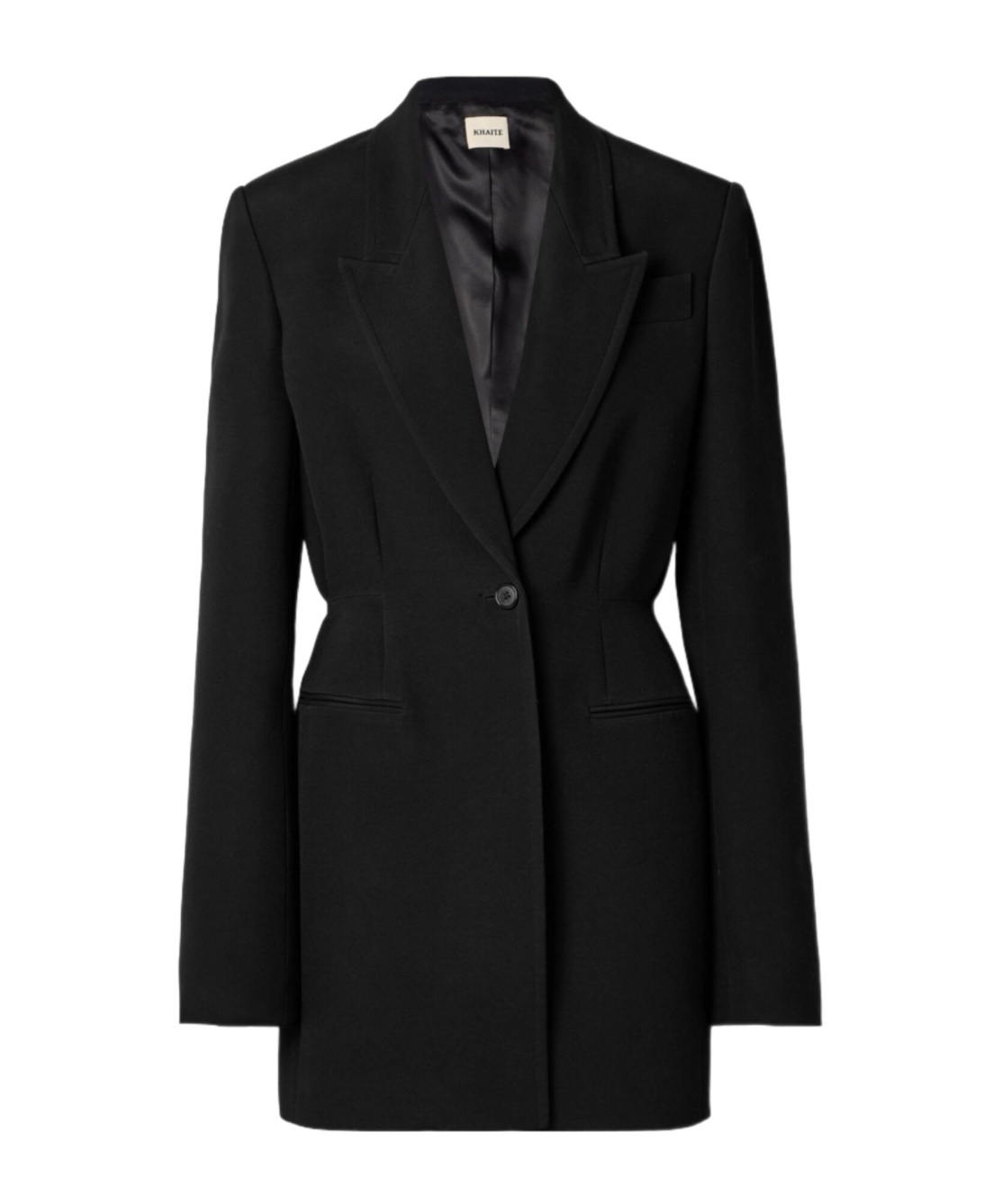 Khaite Beckett Single Breasted Jacket In Black