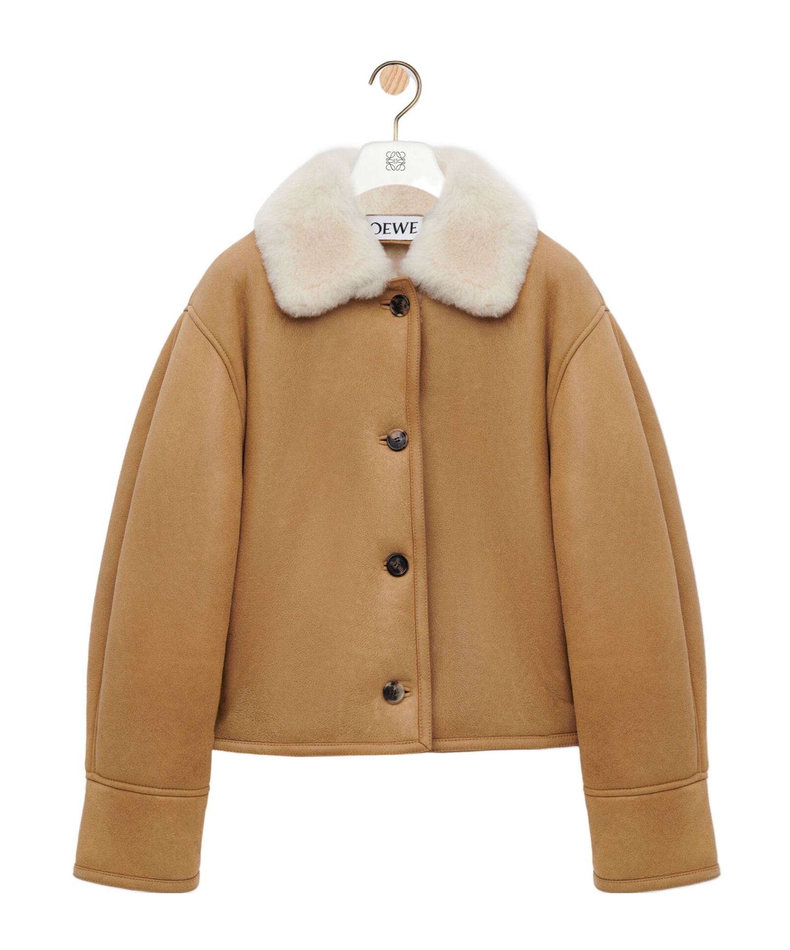Loewe Jacket S359y2sl36 Camel In Brown