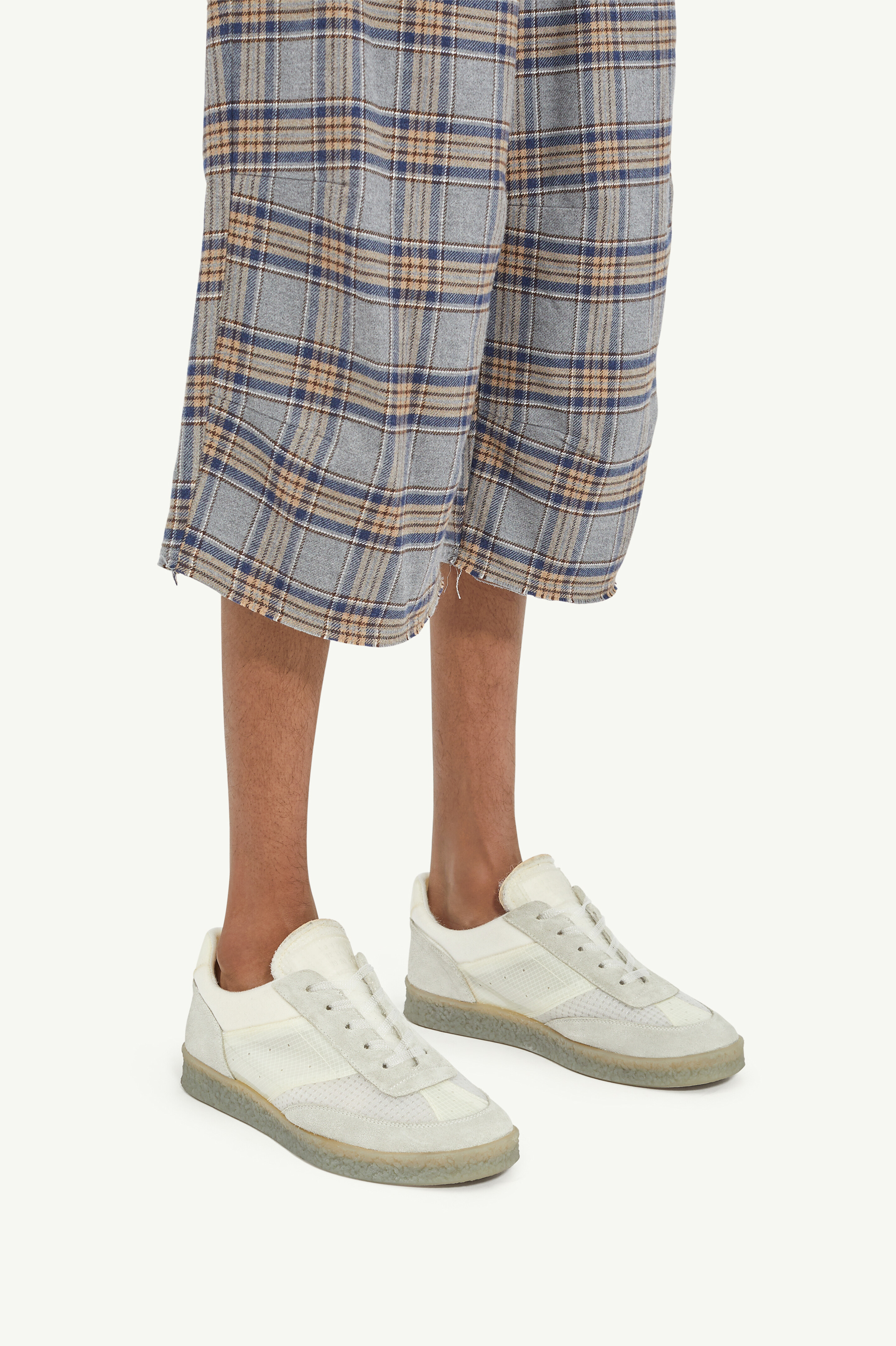 Mm6 Maison Margiela Colourblock Panelled Sneakers In White