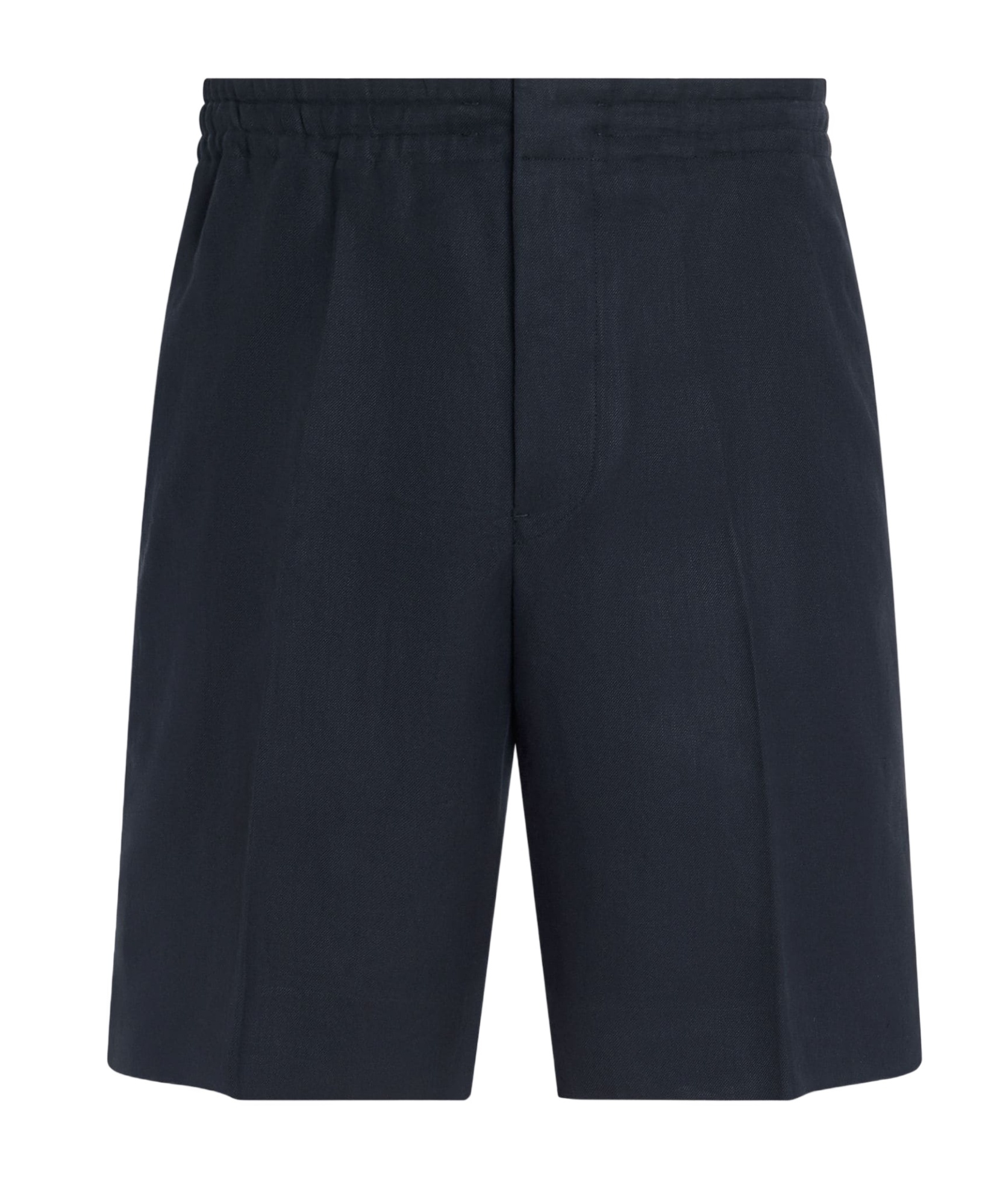 Shop Zegna Oasi Shorts In Navy Blue