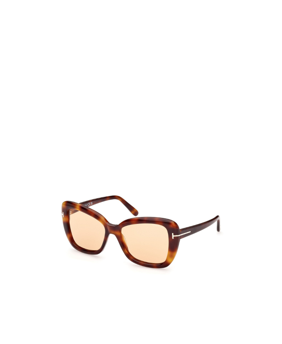 Tom Ford Logo Logo Sunglasses In Nude