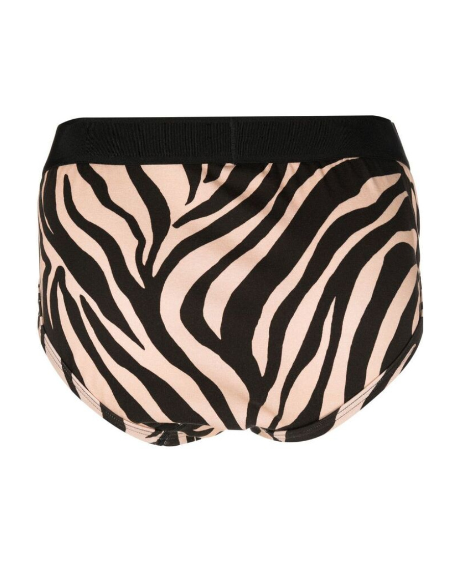 Tom Ford Animal Printed Logo Waistband Briefs