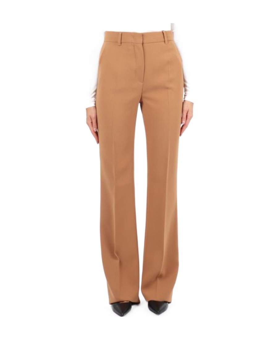 Max Mara Straight Leg Pants In Nude