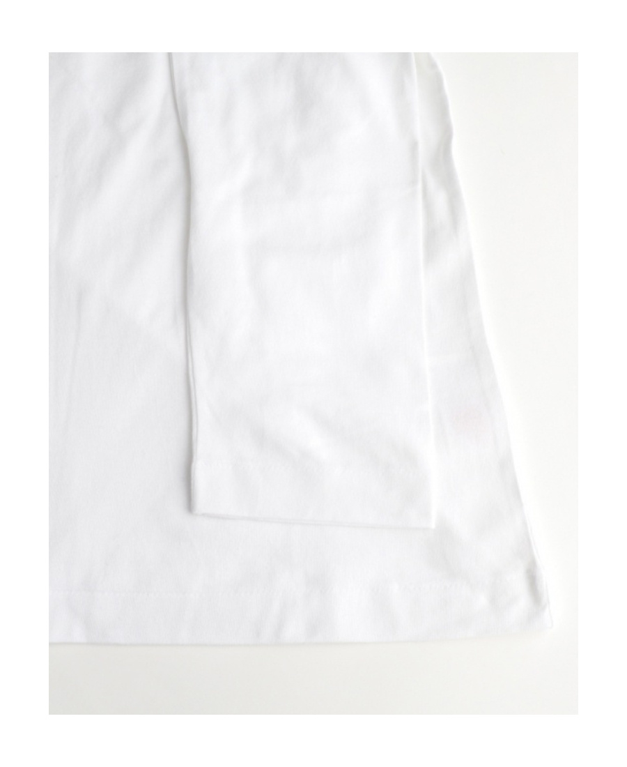 Comme Des Garçons Play Embroidered Logo T-shirt In White