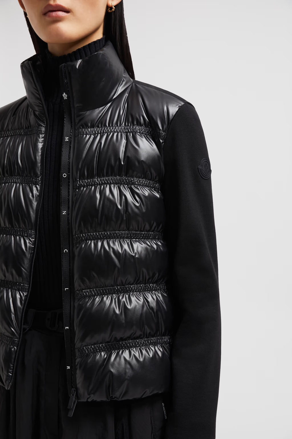 Moncler Padded Jacket In Black