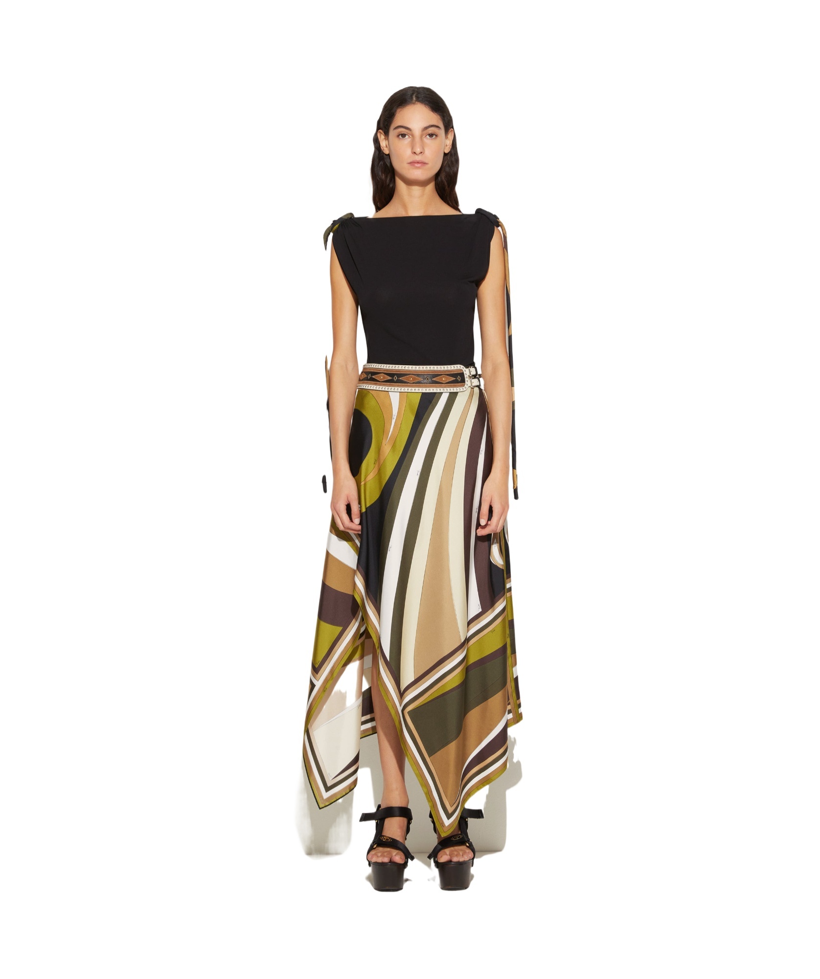 Pucci Vivara-knot Top In Black