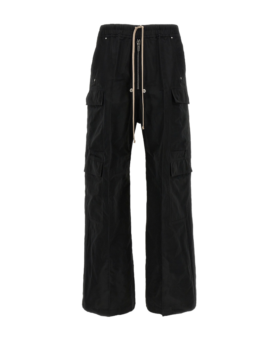 Rick Owens Drawstring Dietrich Pants Elastic Waistband In Black