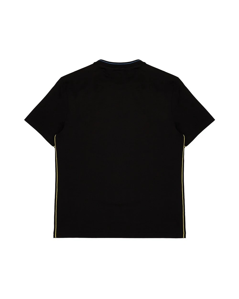 Prada Logo Pattern T-shirt In Black