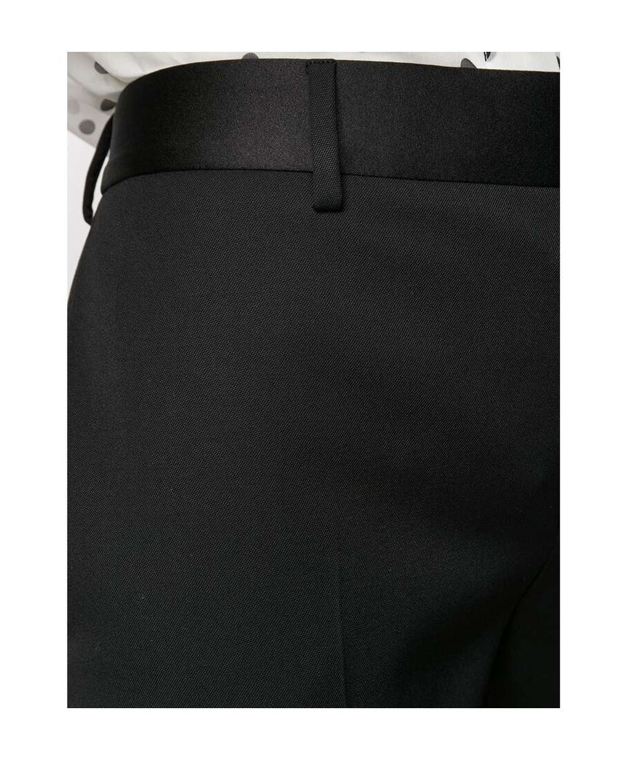 Saint Laurent Slim-fit Tailored Trousers In Black