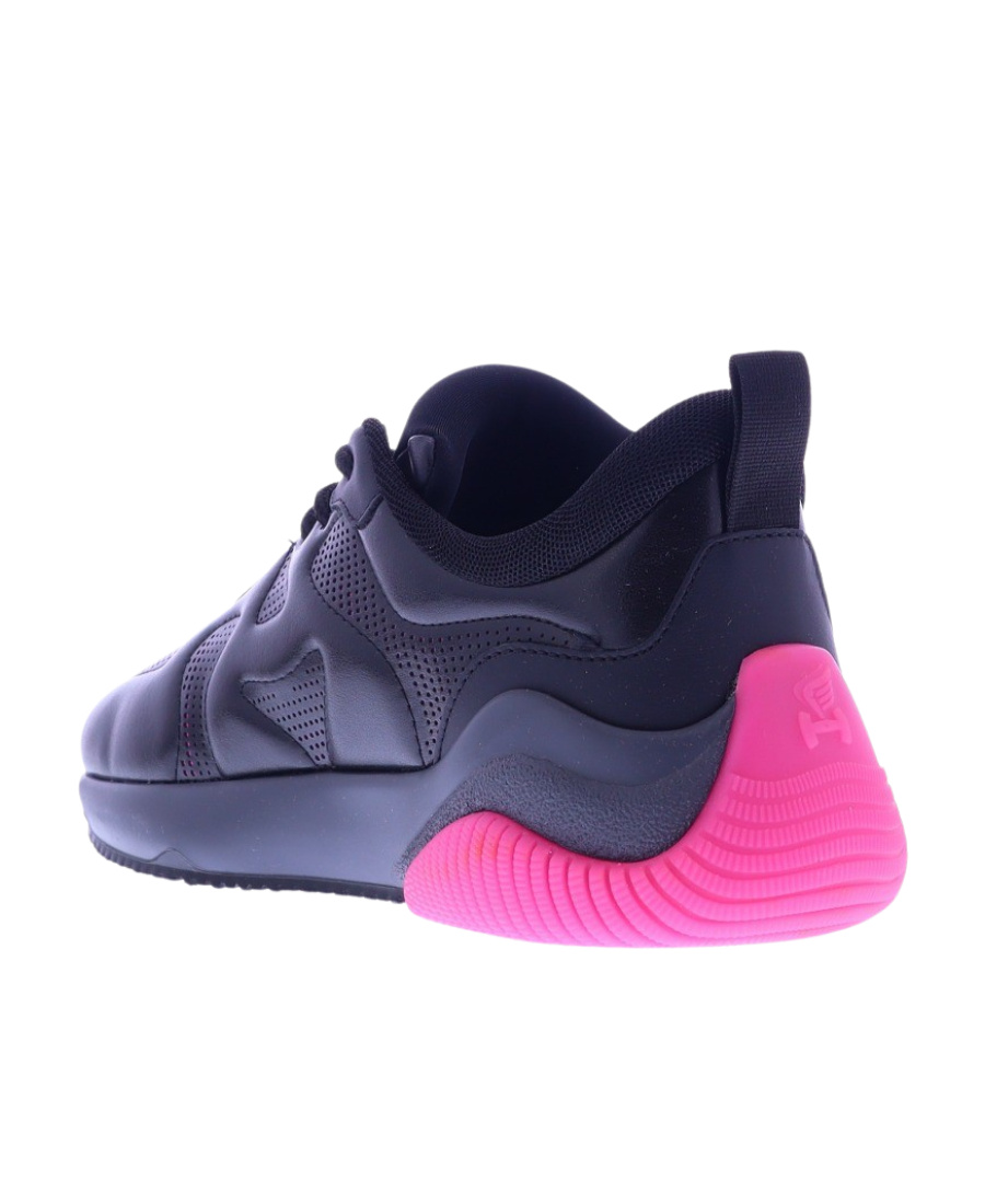 Hogan Logo Sports Shoes In Black