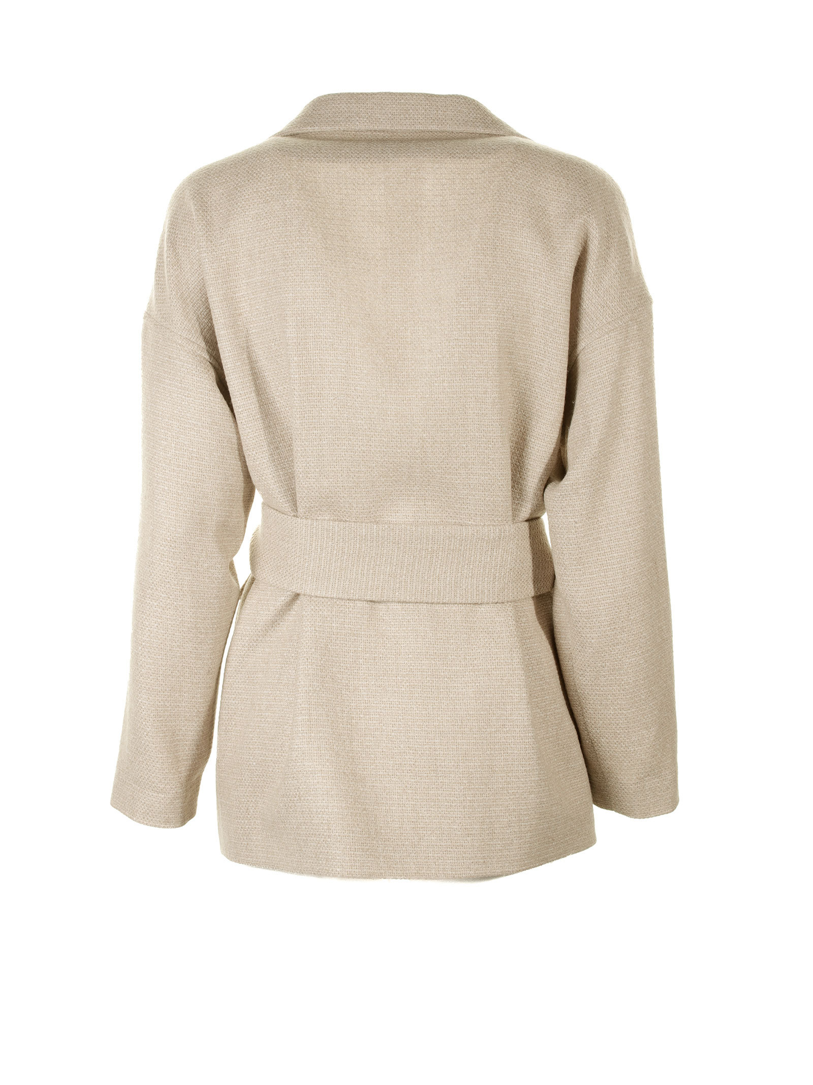 Eleventy Long Sleeve Jacket In White