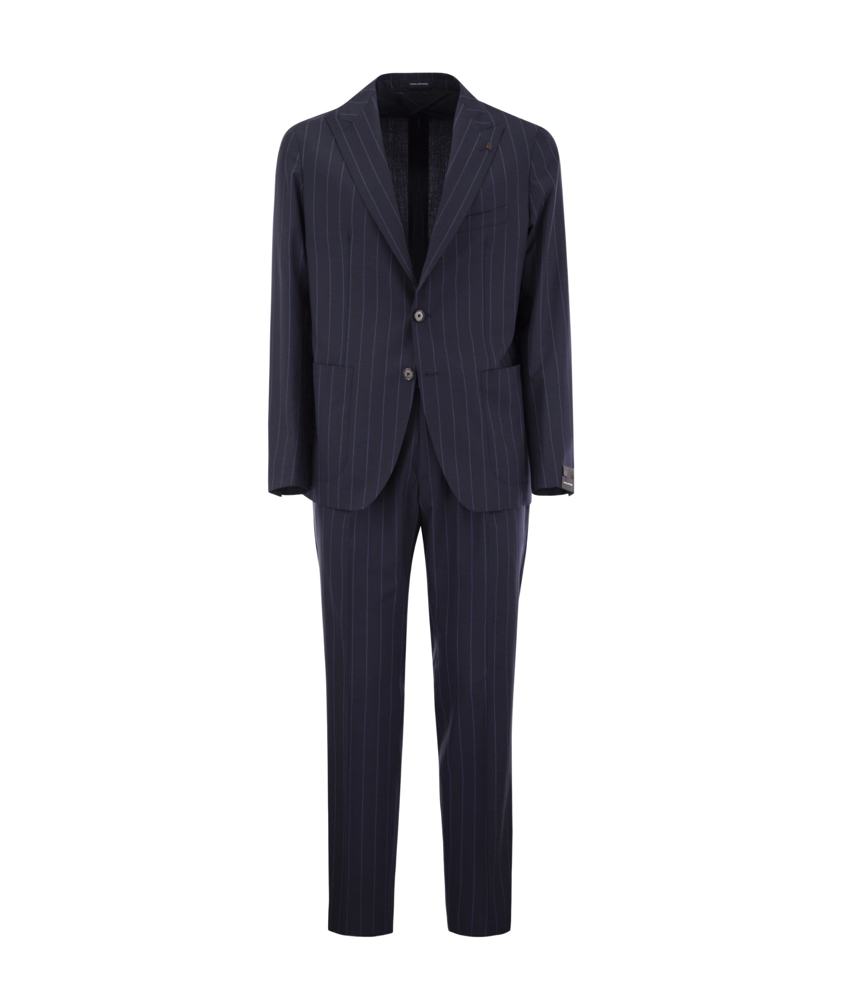 TAGLIATORE TAGLIATORE SINGLE BREASTED PINSTRIPE TWO-PIECE SUIT