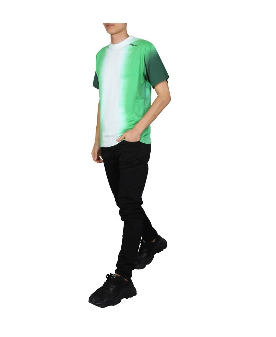 Ambush Short Sleeve Gradient Print T-shirt In Green