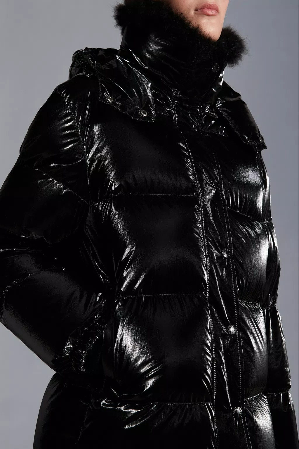 Moncler Doudoune Courte Hanau In Black