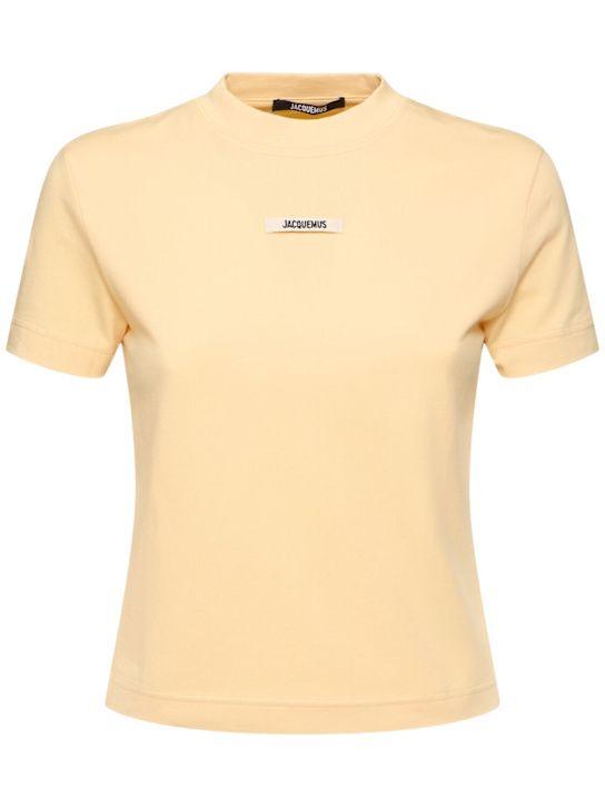Jacquemus Stretch-cotton Grosgrain Logo T-shirt