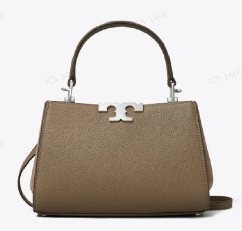 Shop Tory Burch Mini Eleanor Satchel Bag In Brown