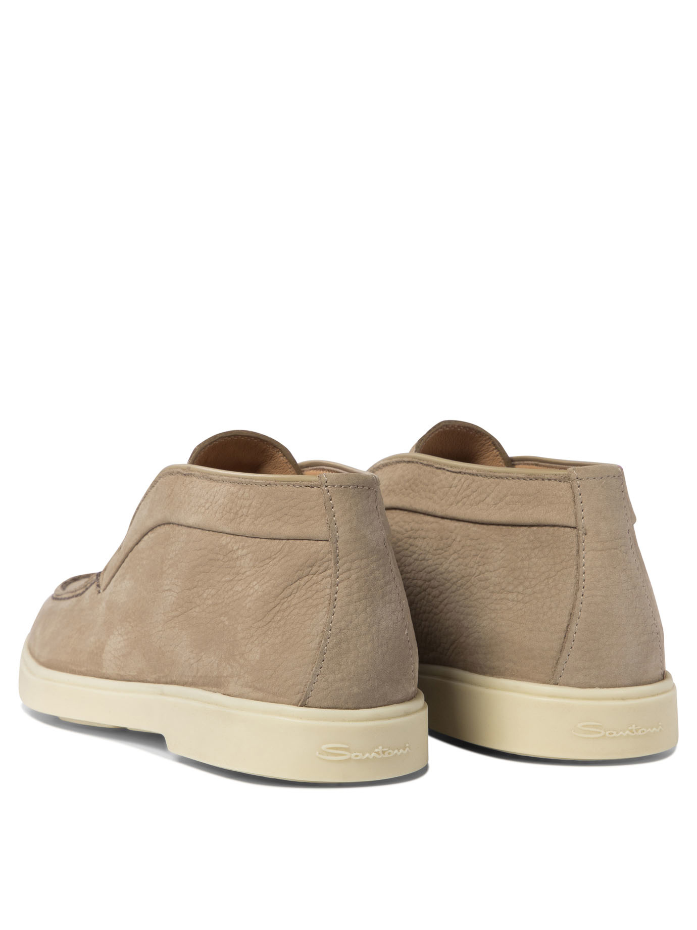 Santoni Women's Desert Boot In Nude