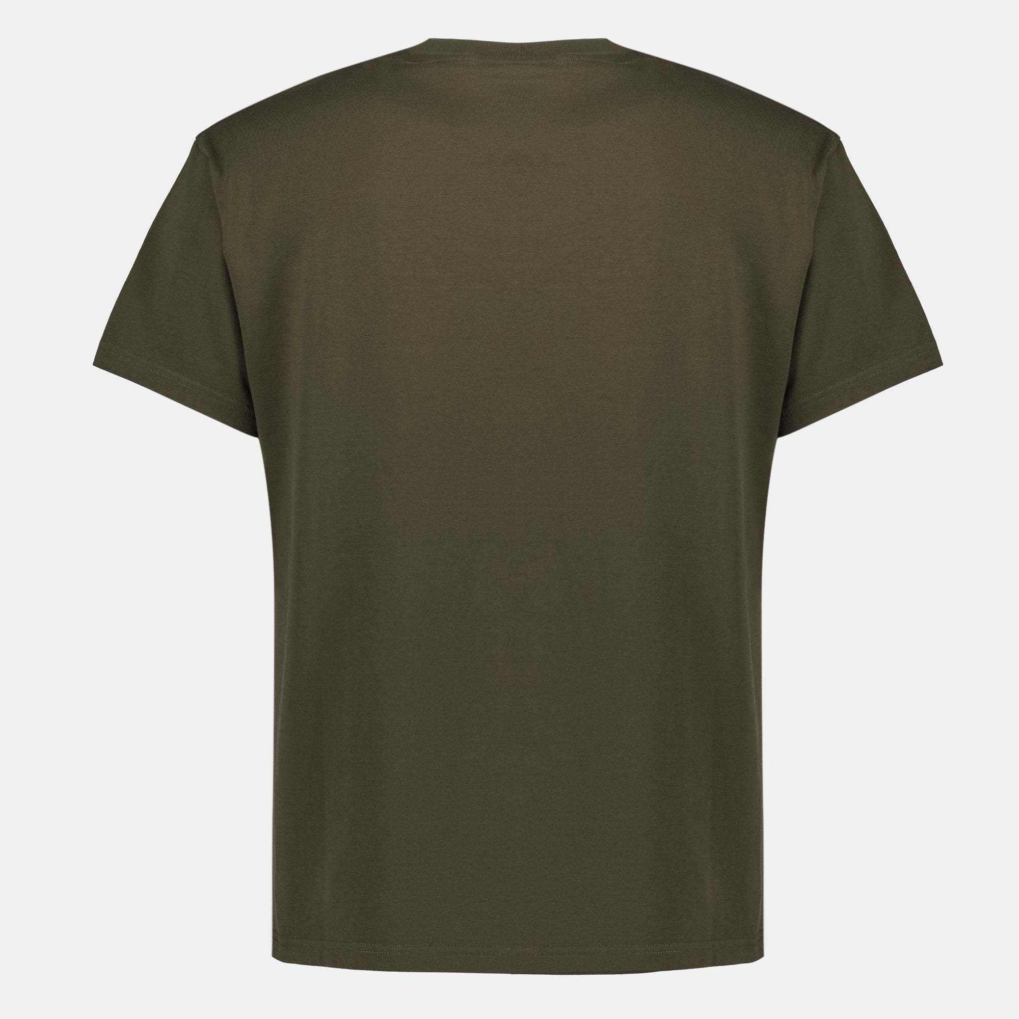 Givenchy Cotton T-shirt With Stamp Print Clothing In Gray