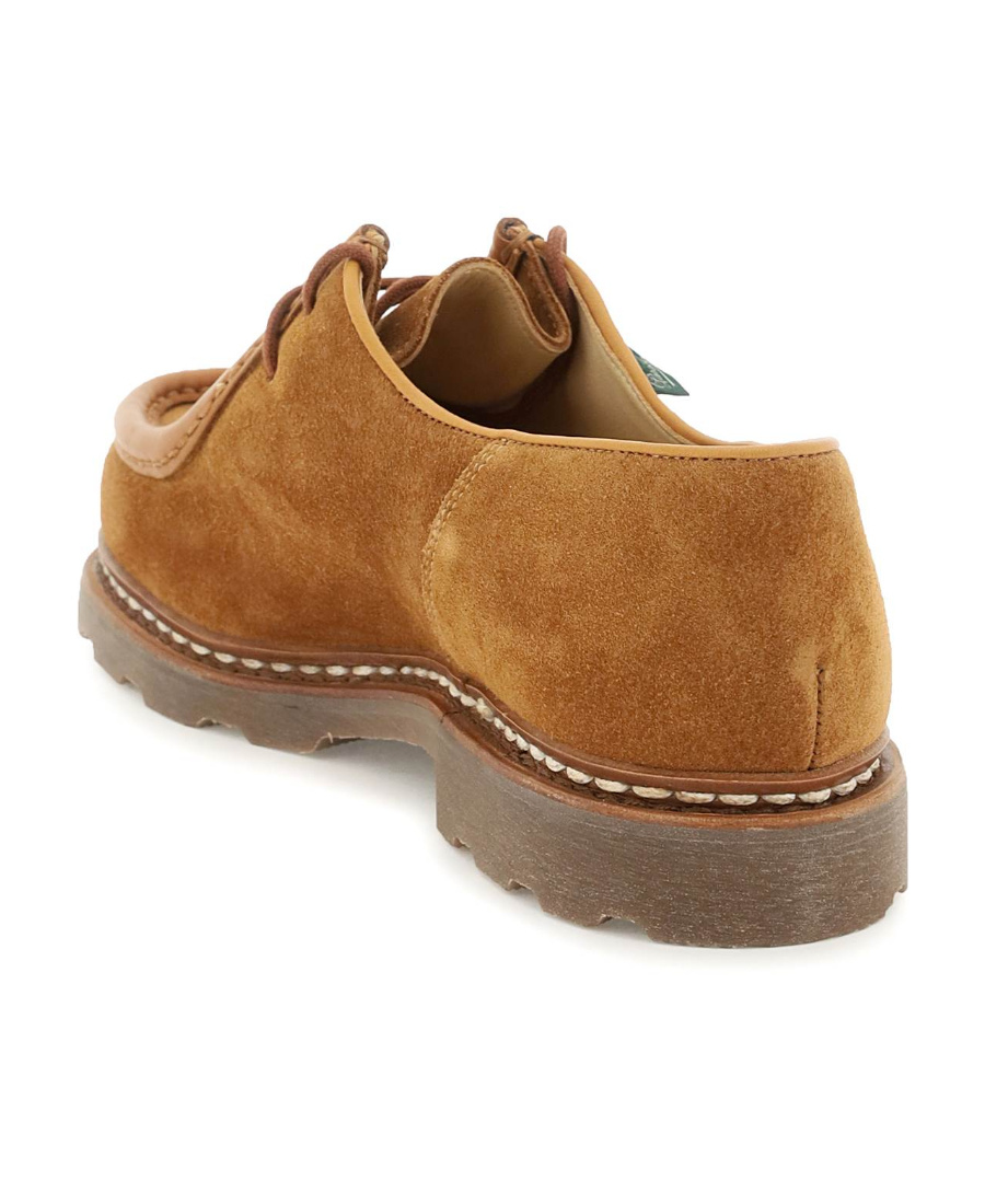 Paraboot Michael Suede Derby Shoes In Brown In Brown