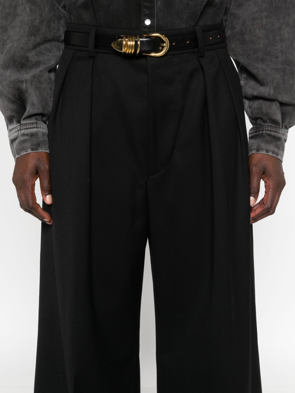 Wardrobe.nyc Wide-leg Casual Pants