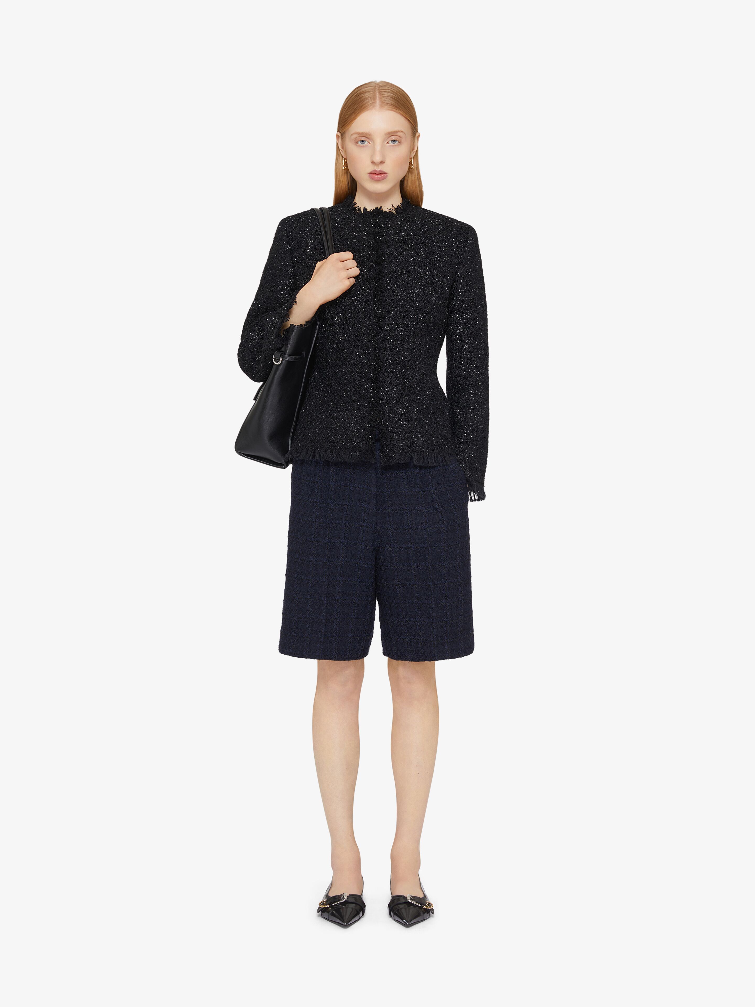 Givenchy Veste En Tweed Et Lurex In Black