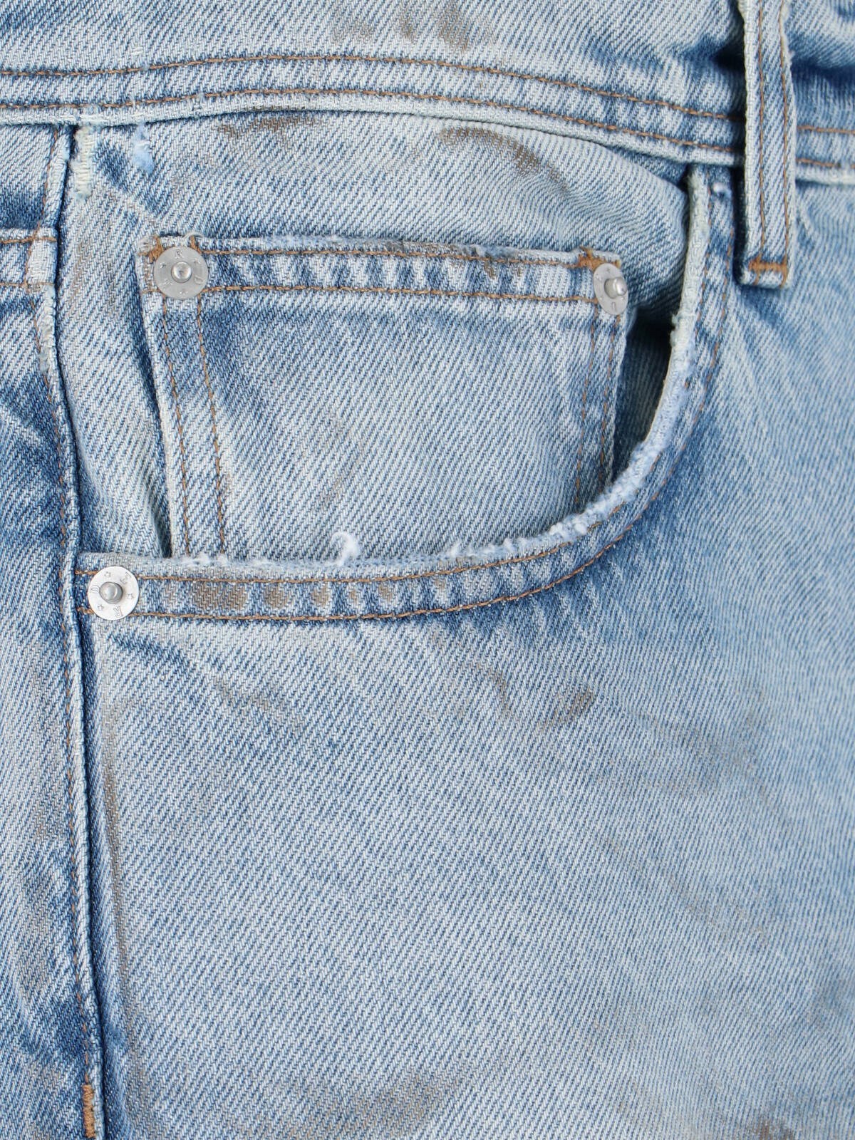 Enfants Riches Deprimes Denim Trousers With Belt Loops In Blue