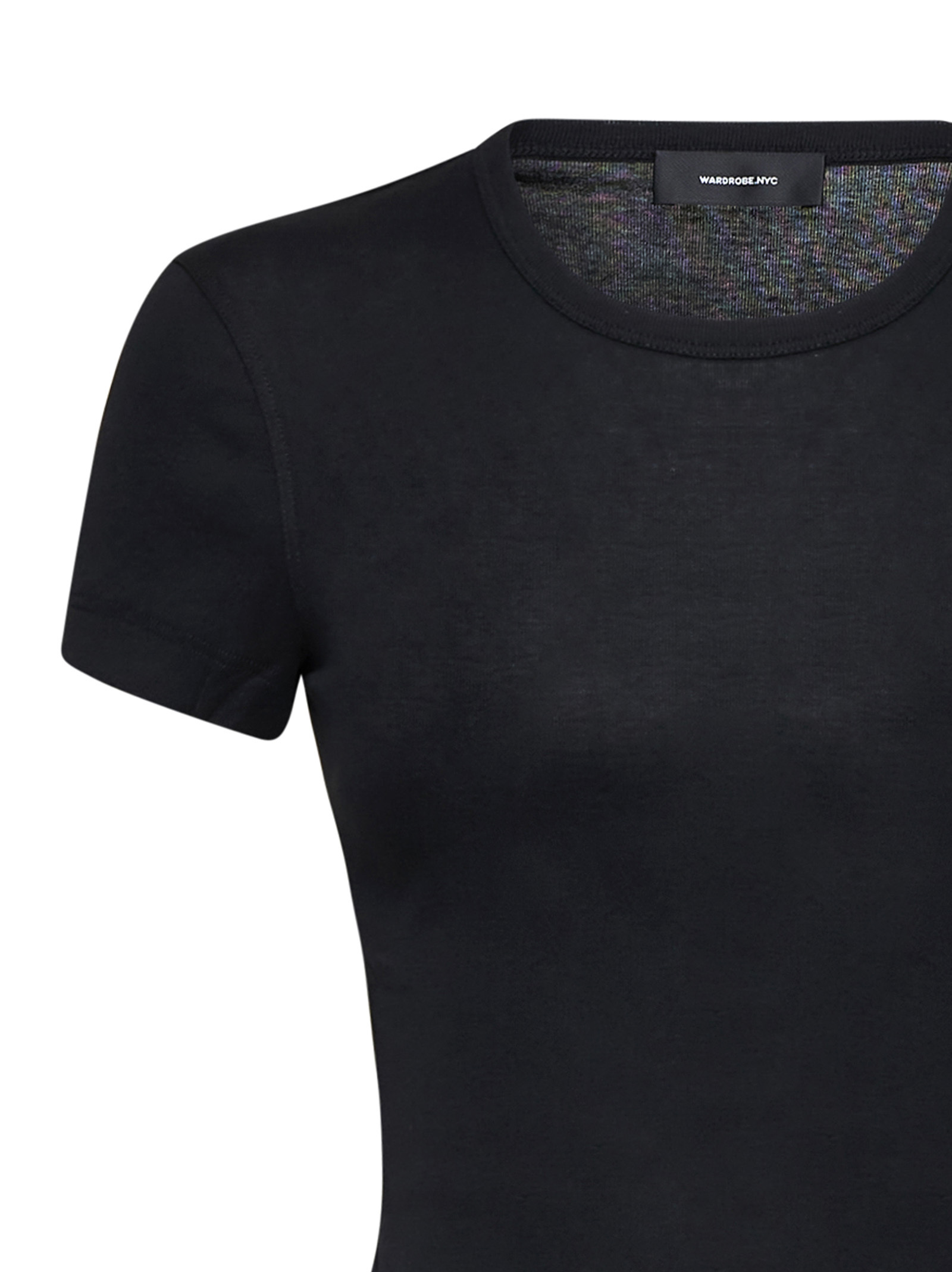 Wardrobe.nyc Round Neck Short Sleeve T-shirt
