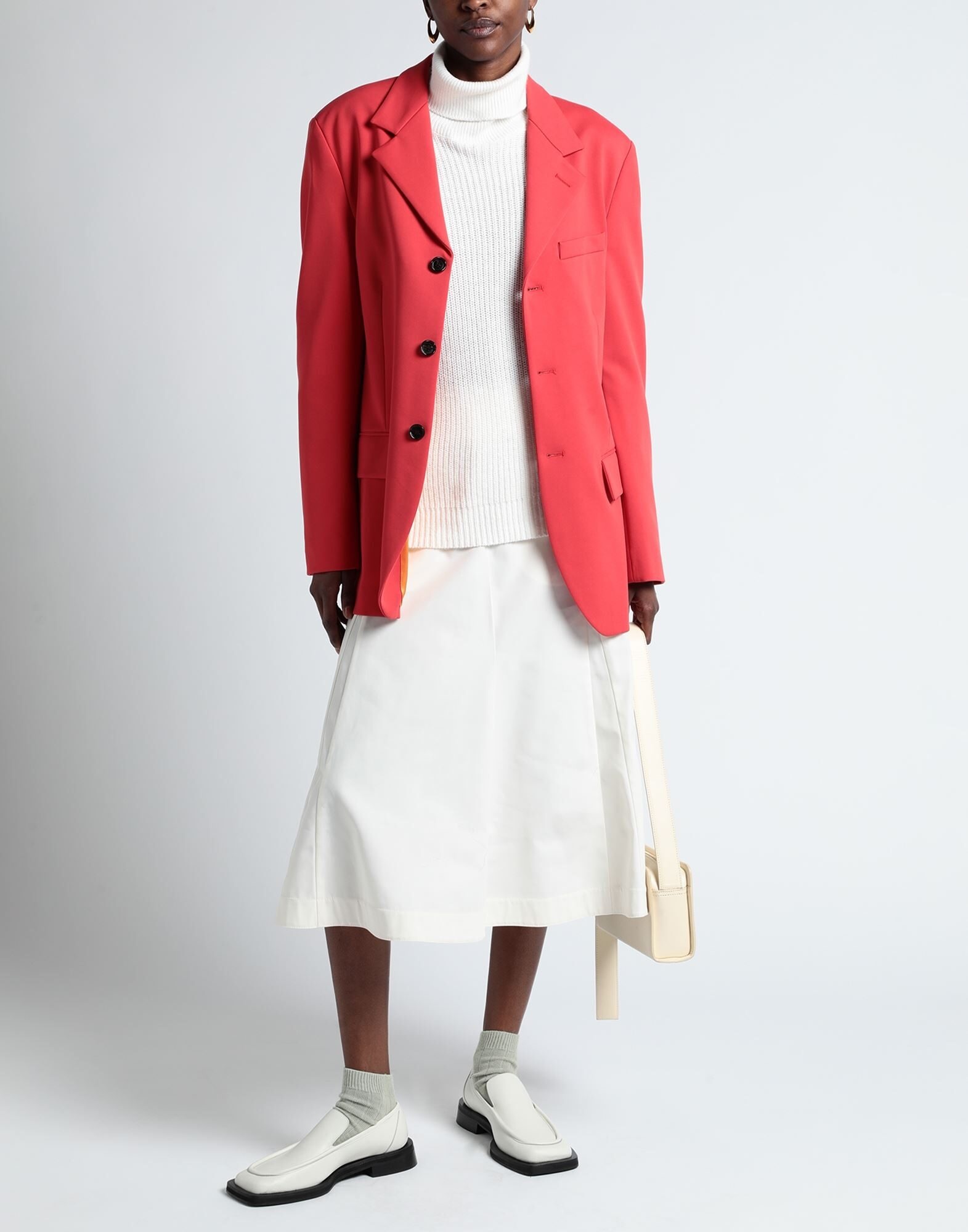 Marni Single-breasted Blazer In Red