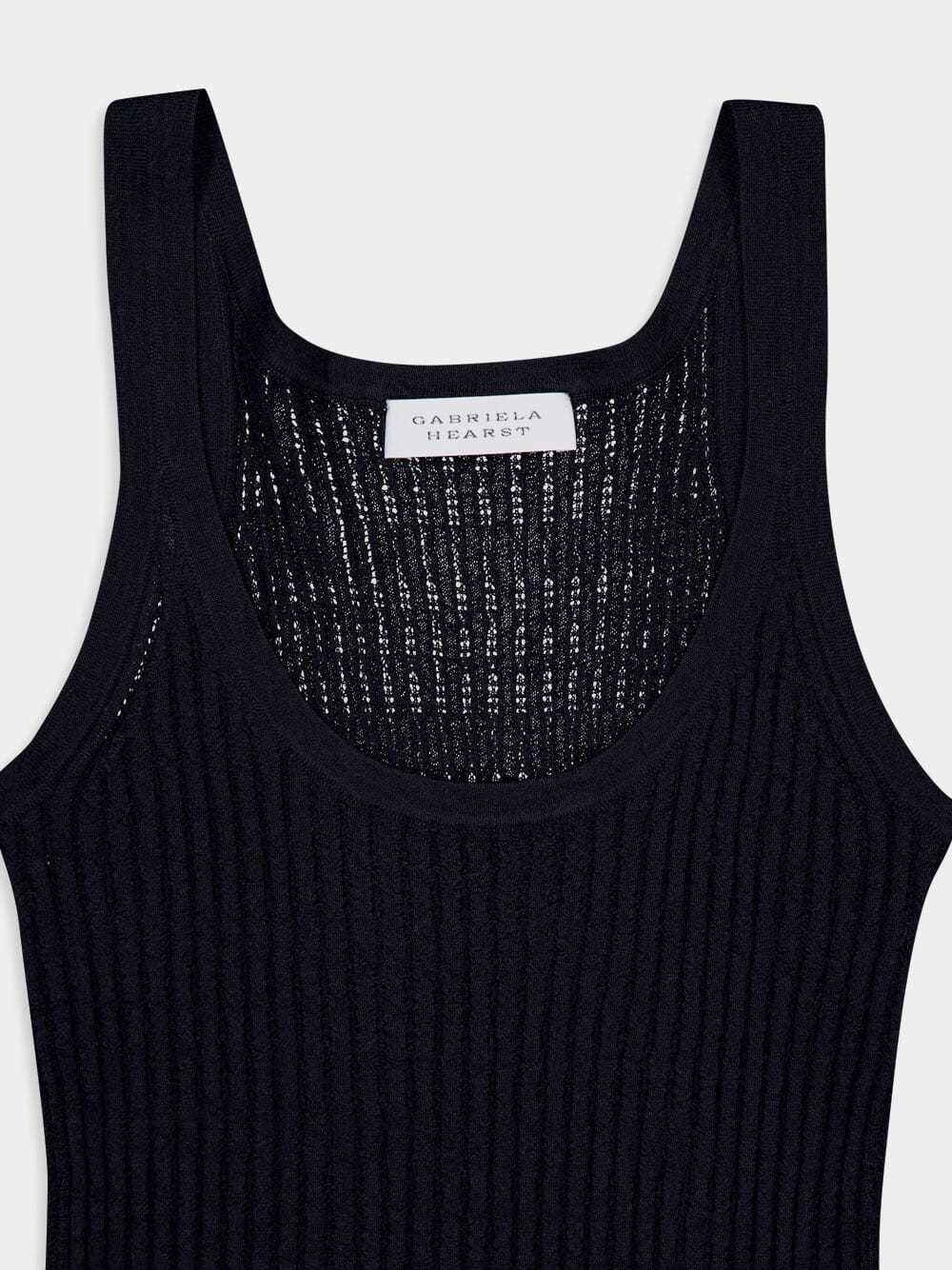 Shop Gabriela Hearst Sleeveless Vest In Black