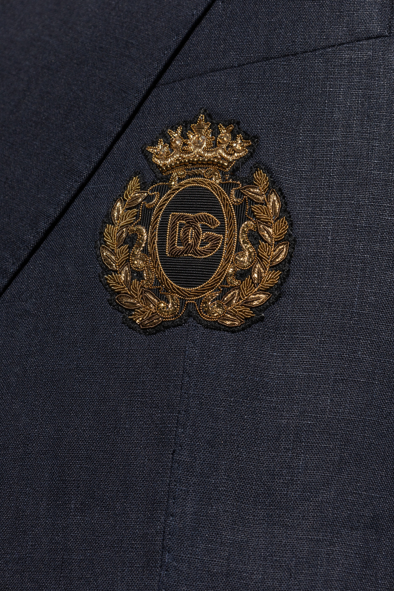 Dolce & Gabbana Long Sleeve Blazer In Black