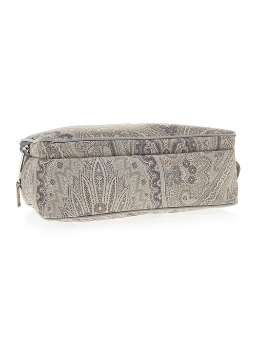 Etro Zipper Clutch In Gray