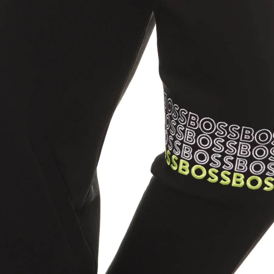 Hugo Boss Sweat 1 Semi-zipped Sweatshirt In Black
