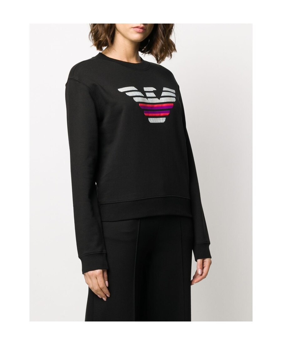 EMPORIO ARMANI LOGO PRINTED SWEATER