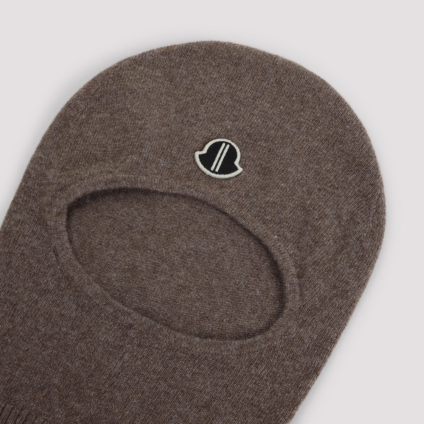 Shop Moncler X Rick Owens Knitted Head Cover In Brown