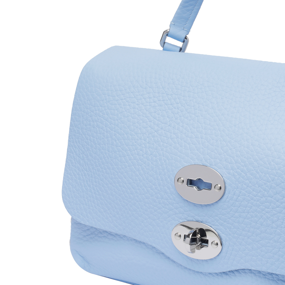 Zanellato Flip Shoulder Bag In Blue