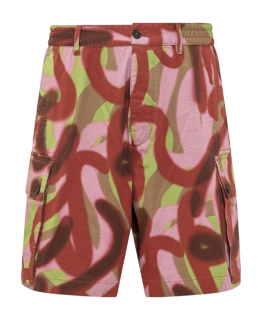 DSQUARED2 FULLY-PRINTED BERMUDA SHORTS