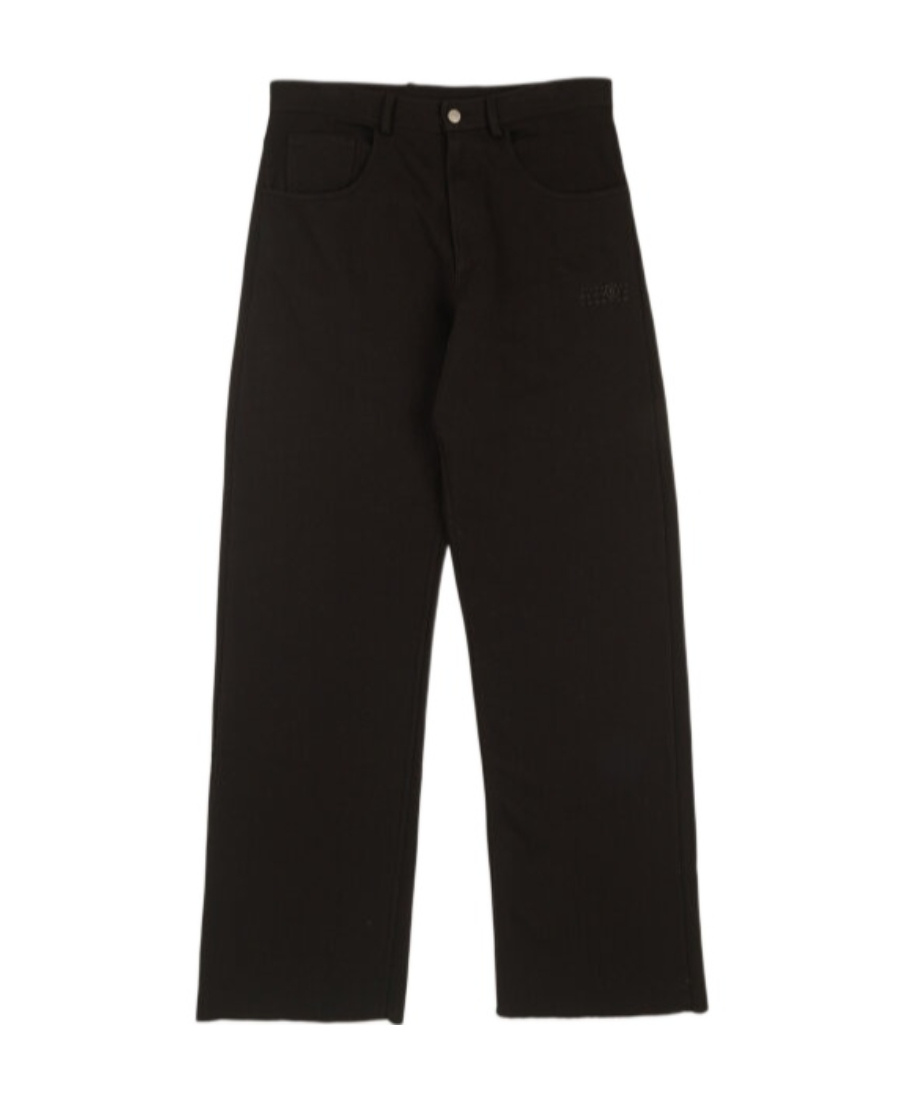 MM6 MAISON MARGIELA LOGO-EMBROIDERED WIDE-LEG TRACK PANTS