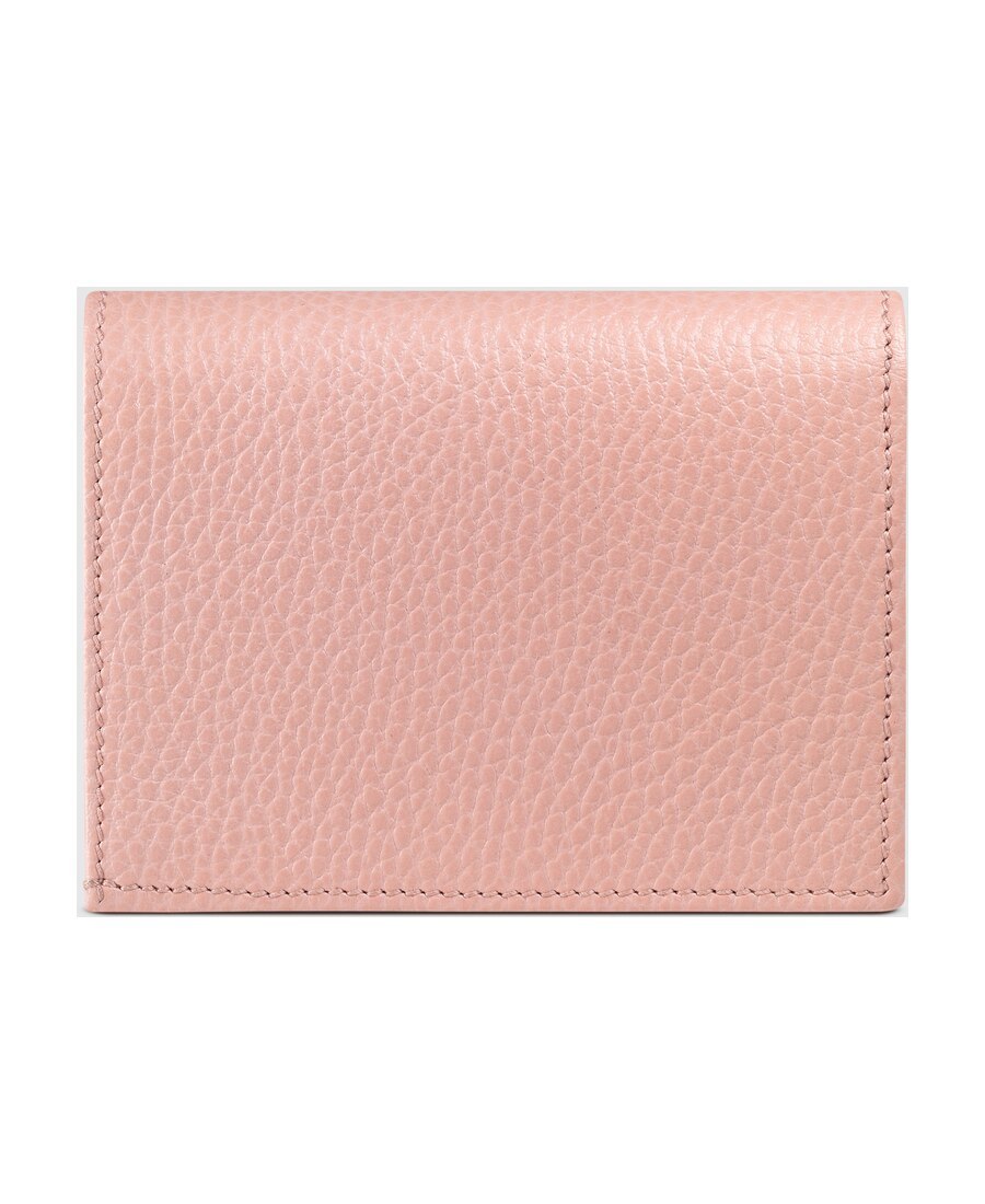 Gucci Leather Card Case In Pink