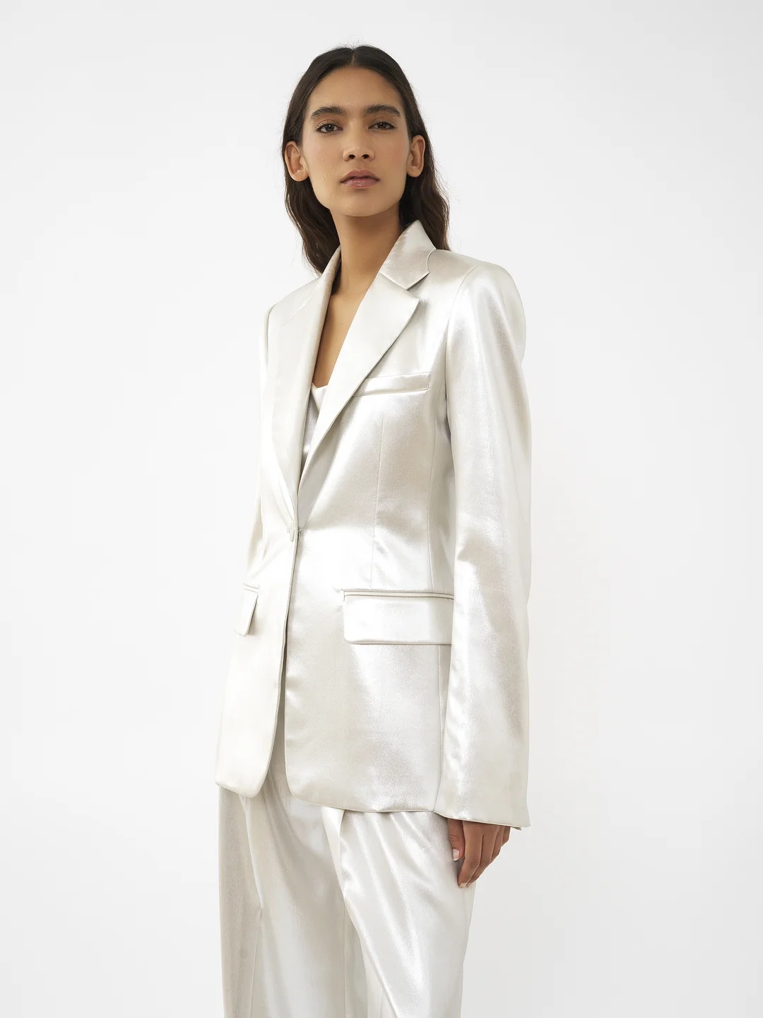 Chloé Single-breasted Blazer In White