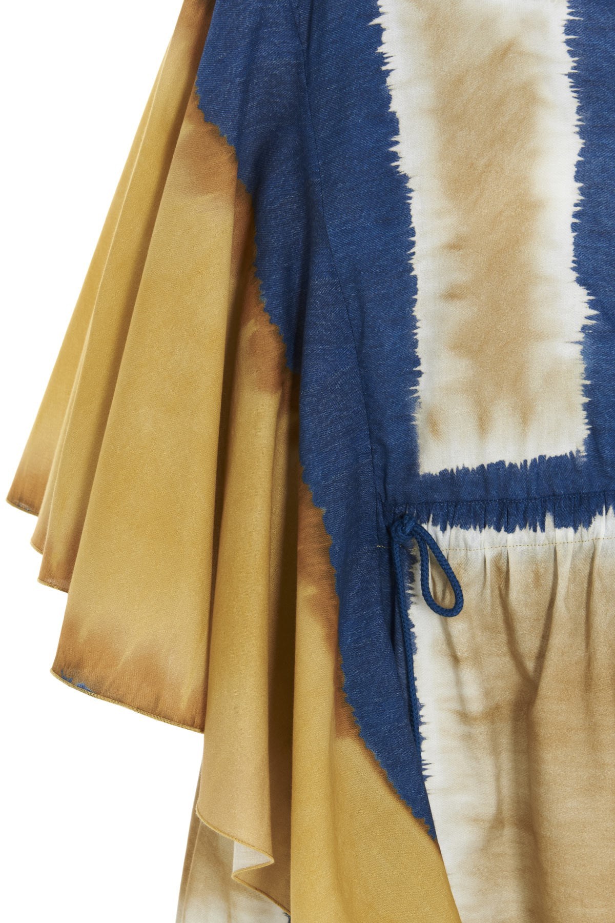 Shop Alberta Ferretti A Printed Dress In Blue
