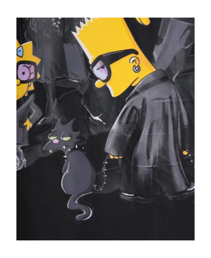 Balenciaga Simpsons Zip Up Jacket In Black